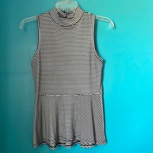 Tank top with skirt waist